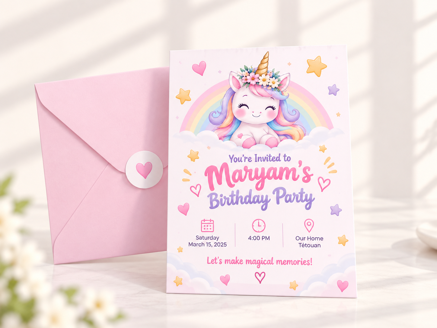 Invitation Card design example