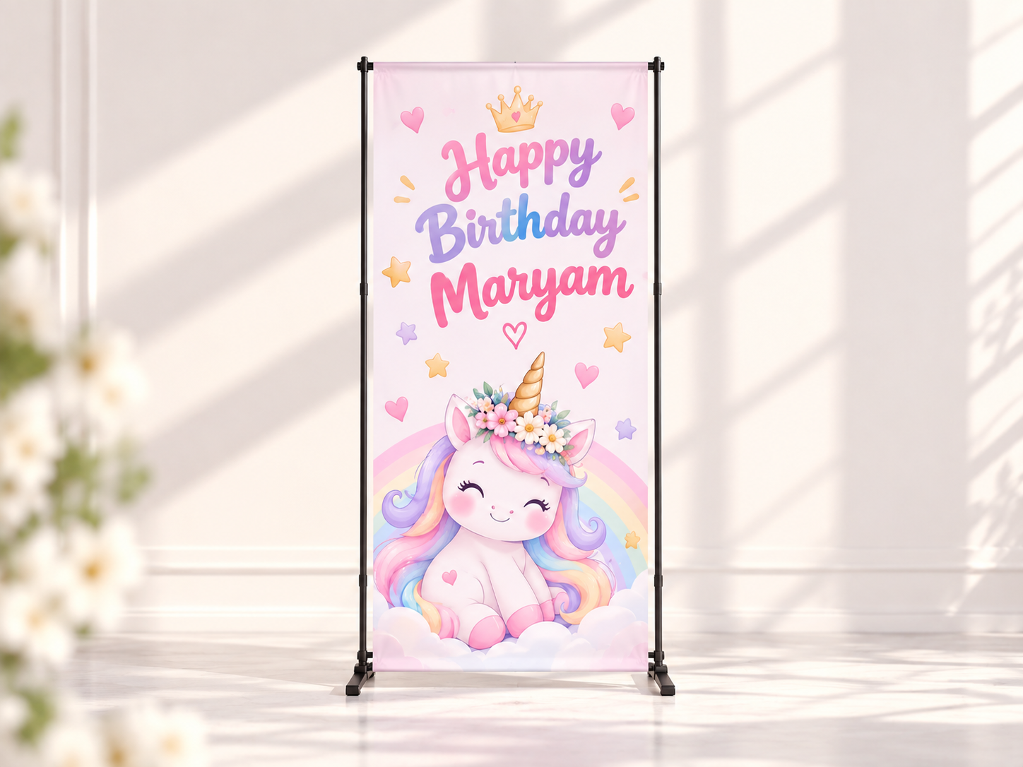 Party Backdrop design example