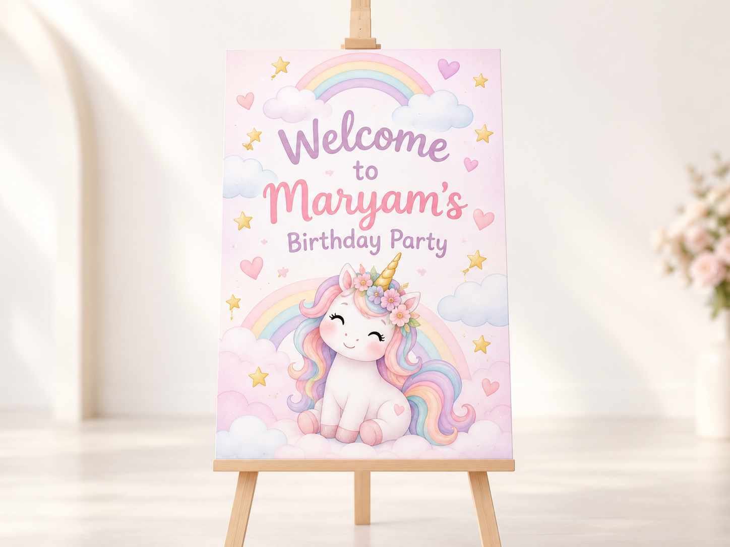 Welcome Sign design example