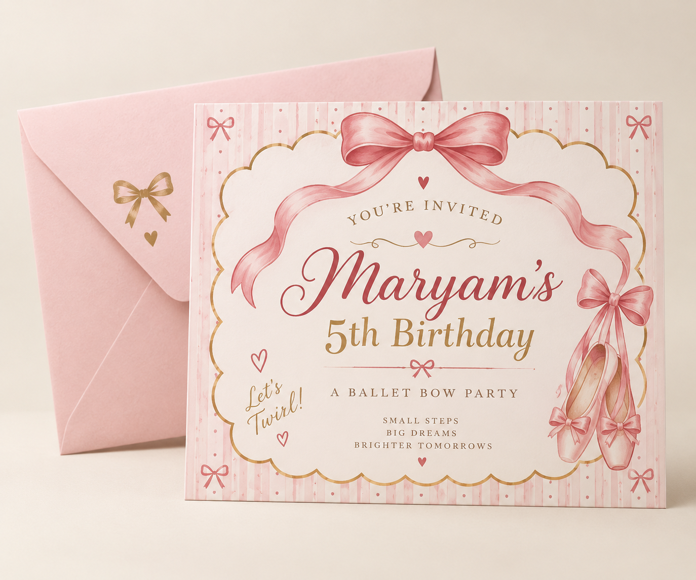 The first “you’re invited”