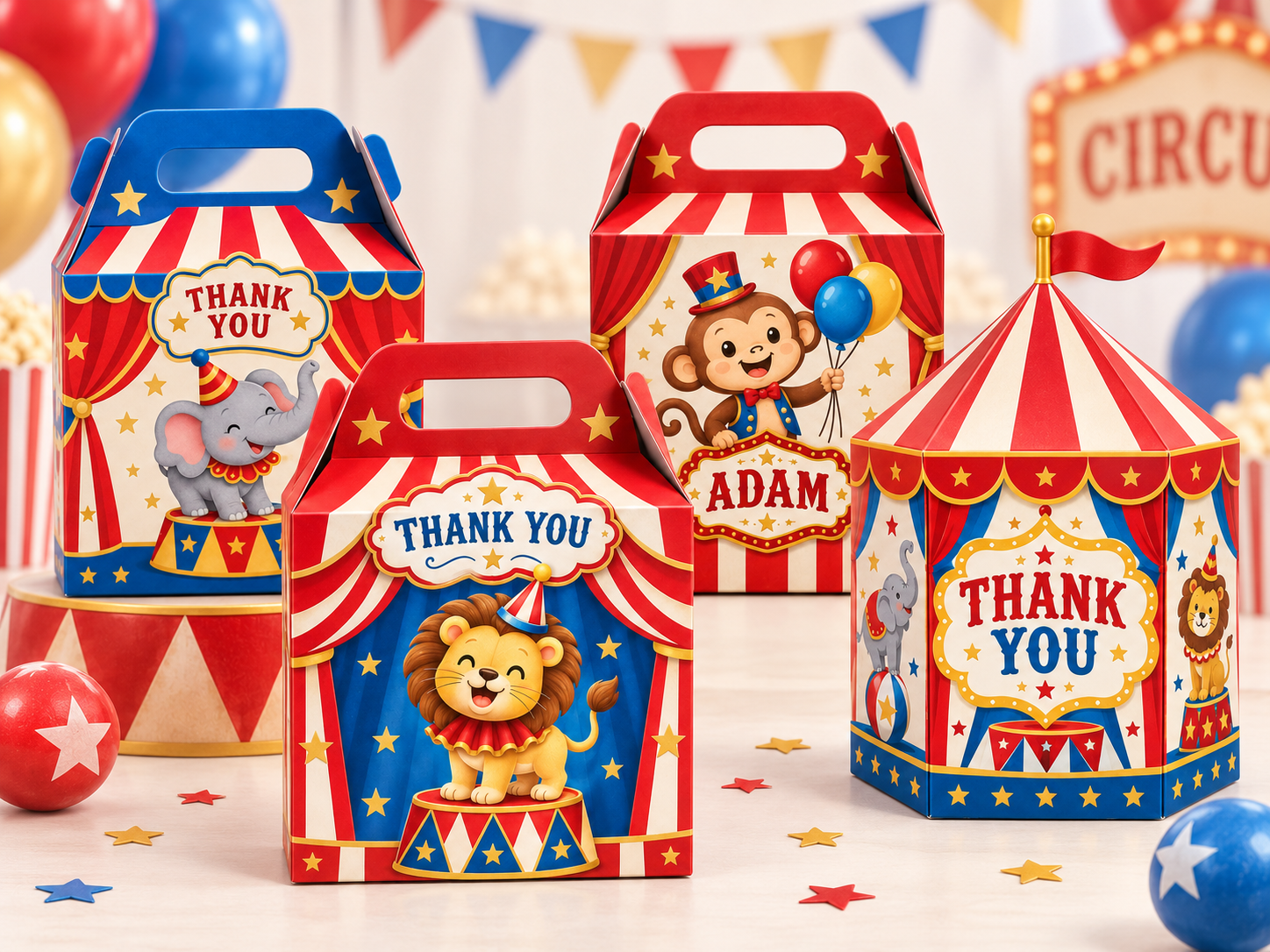 Circus Favor Box collection